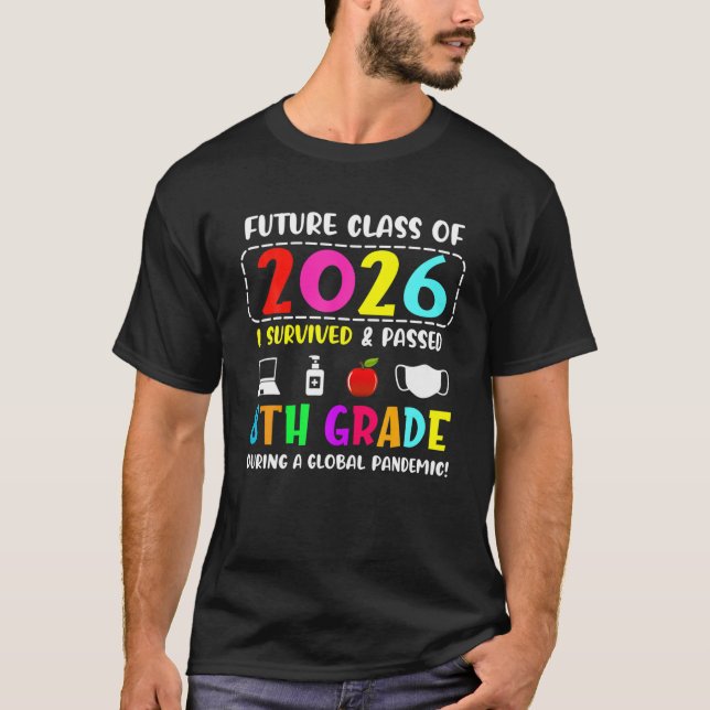 Camiseta Classe Futura De 2026 8º Graduação 2022 Stu (Frente)