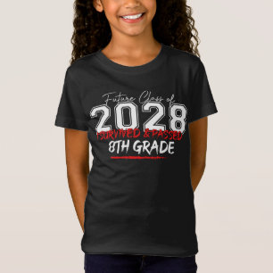 Camiseta Classe Futura De 2028 I Sobreviveu E Passou No 8º