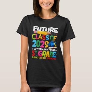 Camiseta Classe Futura De 2029 I Sobreviveu À 5 Grau G