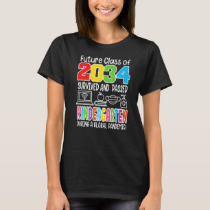Camiseta Classe Futura De 2034 I Graduação Escolar I Kinder