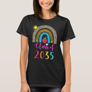 Camiseta Classe Futura De Graduação Pré-Escolar Em 2035 Ant