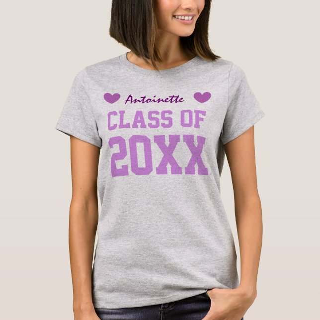 Camiseta Classe para algum T novo do formando do ano com (Frente)