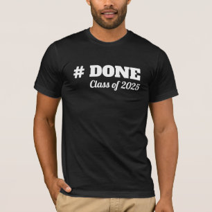 Camiseta Classe Personalizada Concluída De T-Shirt Para Gra