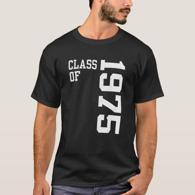 Camiseta Classe Retroativa de 1975 - Reunião de Segundo gra (Frente)