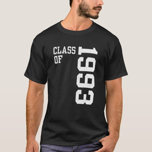 Camiseta Classe Retroativa de 1993 Reunião de Segundos grau (Frente)