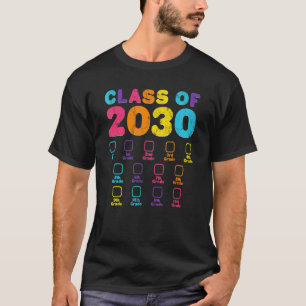 Camiseta Classe Retroativa De Espaço 2030 Para Formando De 