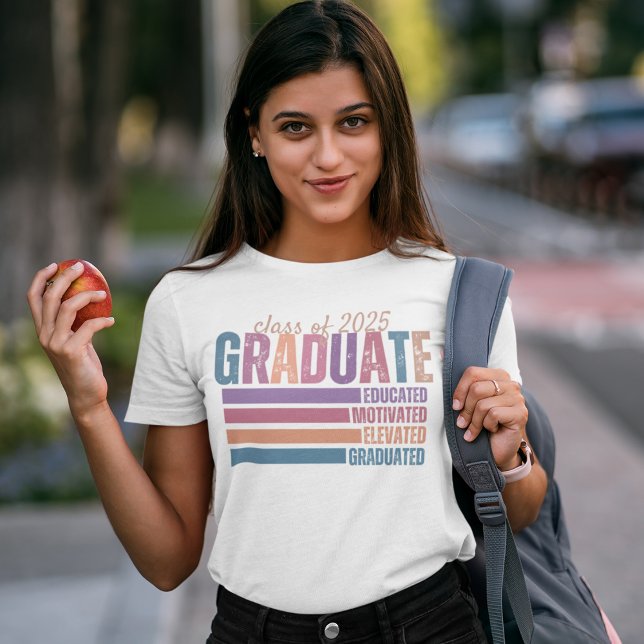 Camiseta Classe Retroativa de Graduação Personalizada do Fo (Criador carregado)