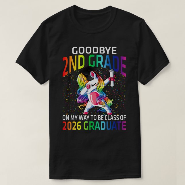 Camiseta Classe segundo Goodbye De 2026 Formando Hello 1rua (Frente do Design)