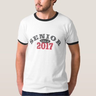 Camiseta Classe superior do vermelho 2017