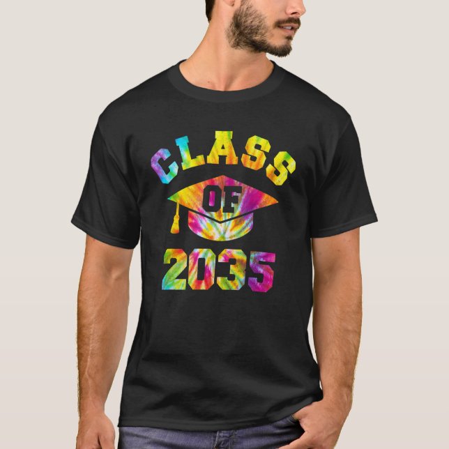 Camiseta Classe Tie & Dye De 2035 Cresce Comigo De Volta Pa (Frente)