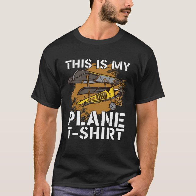 Camiseta Classic Airplane This Is My Plane  Aviation Pilot (Frente)