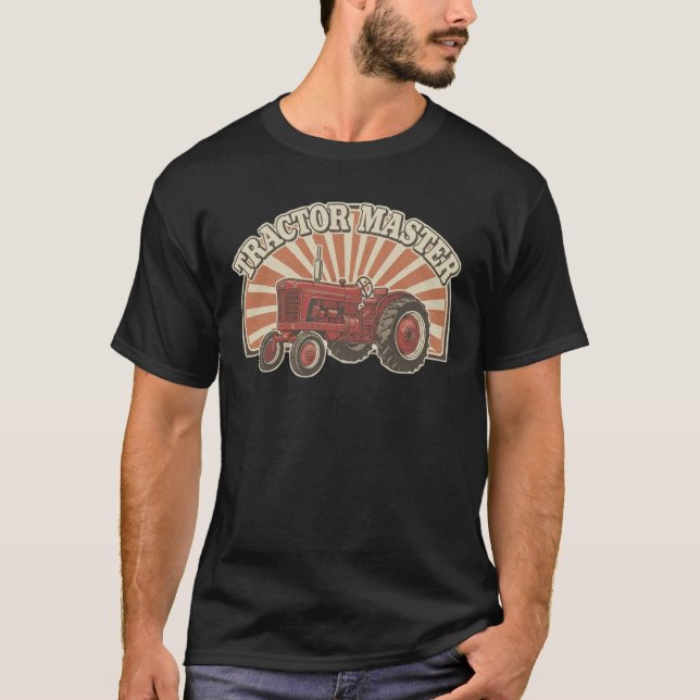 Camiseta Classic American Tractor Retro (Frente)