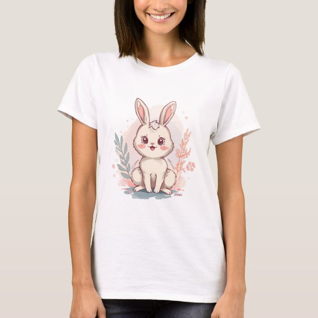 Camiseta Classic Bunny Design -Minimalistic (Frente)