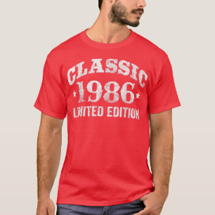Camiseta Classic Car 1986 Limited Edition 36 anos, 36 anos