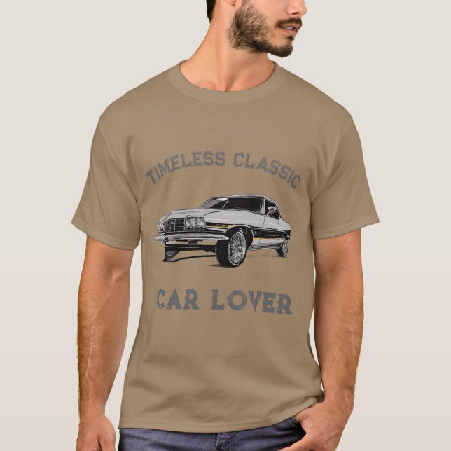 CAMISETA CLASSIC CAR LOVER (Frente)