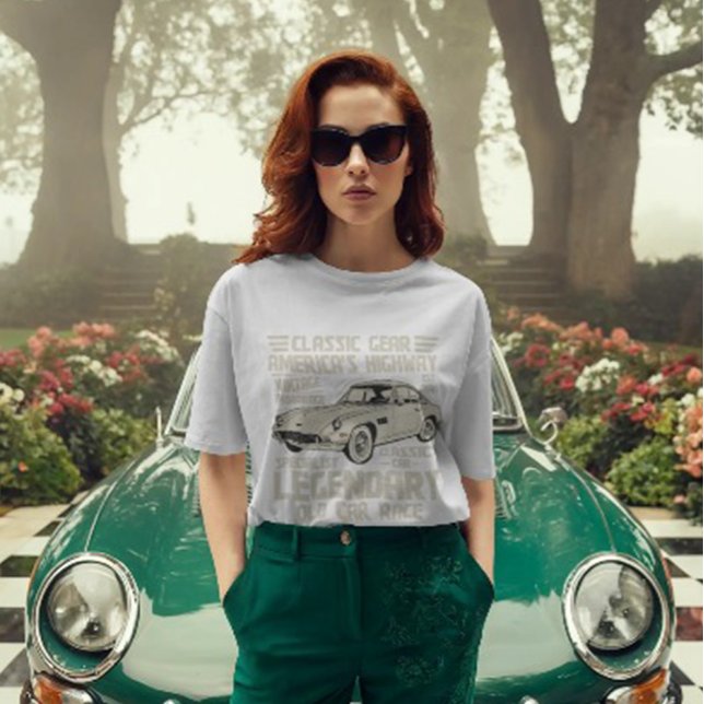 Camiseta Classic Car Lovers T-Shirt | Legendary Old Car (Criador carregado)