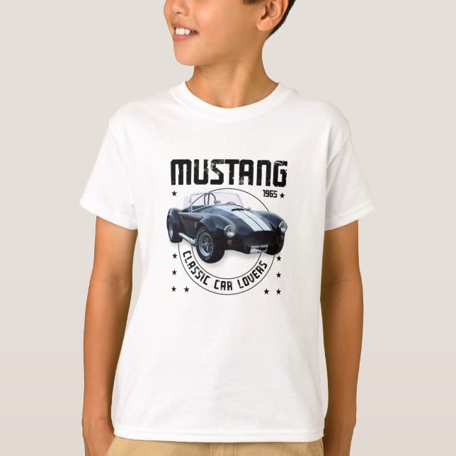 Camiseta Classic Car Mustang 1965 (Frente)