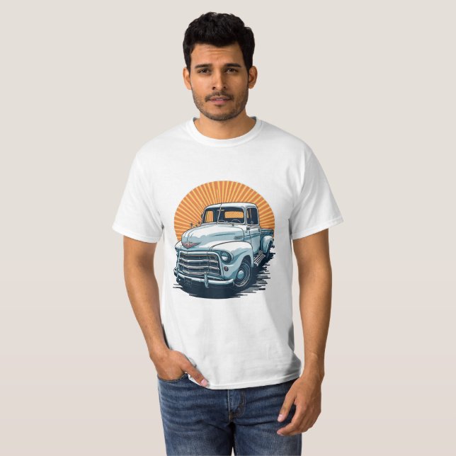 Camiseta Classic car pickup chevrolet vintage (Frente Completa)