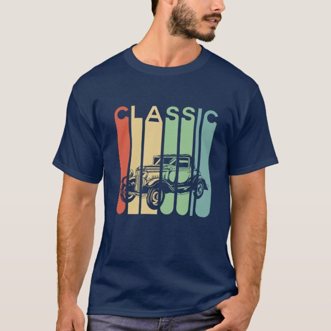 Camiseta "Classic Car Vibes – Retro & Stylish" (Frente)