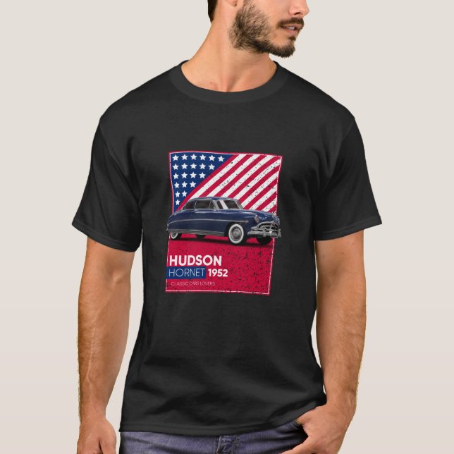 Camiseta Classic Cars Hudson Hornet 1952 (Frente)