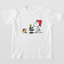 Camiseta classic christmas snoopy and woodstock