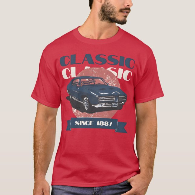 Camiseta Classic Cruiser Vintage CarInspired Collection gir (Frente)