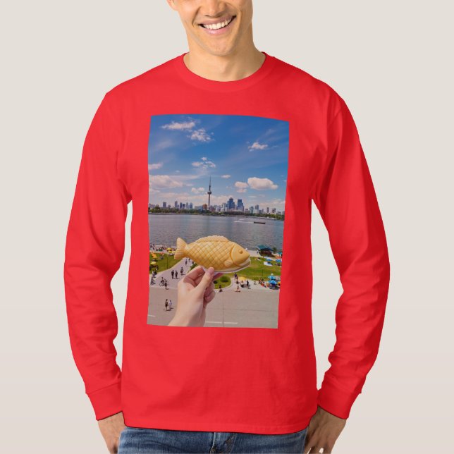 Camiseta Classic Fish Graphic T-Shirt (Frente)