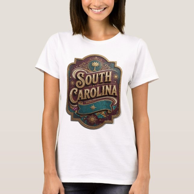 Camiseta Classic Gold SOUTH CAROLINA (Frente)