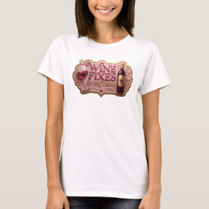 Camiseta Classic Gold WINE FIXES EVERYTHING