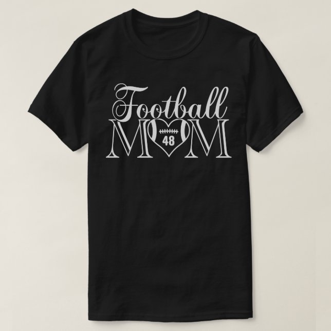 Camiseta Classic Mãe 48 Esse É O Meu Número De Jersey (Frente do Design)