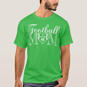 Camiseta Classic Mamãe Esse É O Meu Menino Jersey Number (2