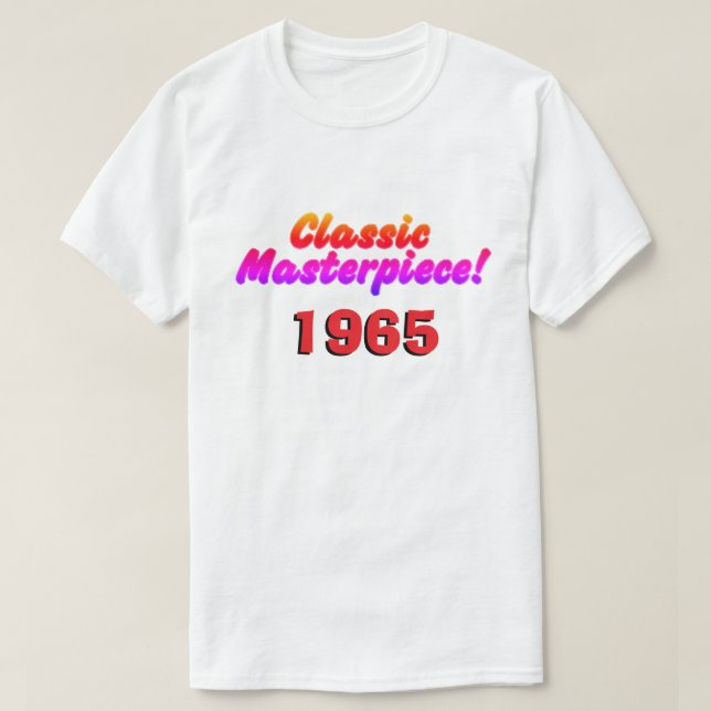 Camiseta "Classic Masterícula - T-shirt de 1965" (Frente do Design)