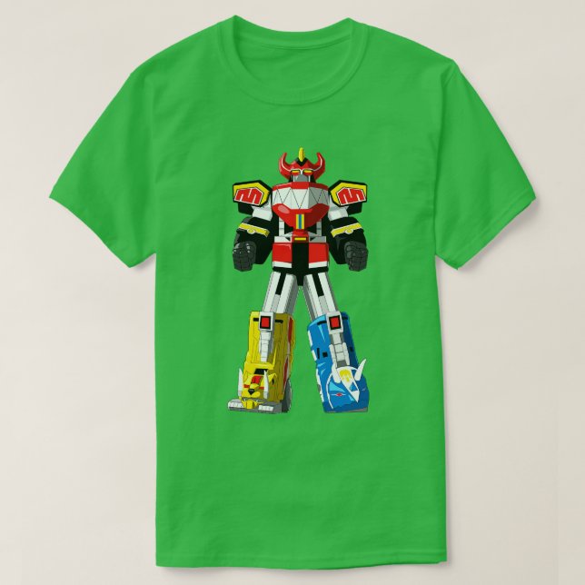 CAMISETA CLASSIC MEGAZORD (Frente do Design)