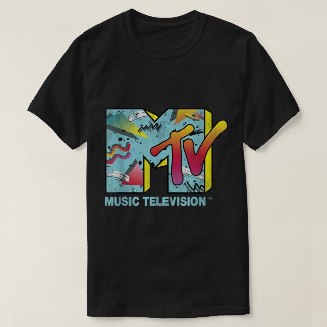 Camiseta Classic MTV Logo 80s style T Shirts  (Frente do Design)