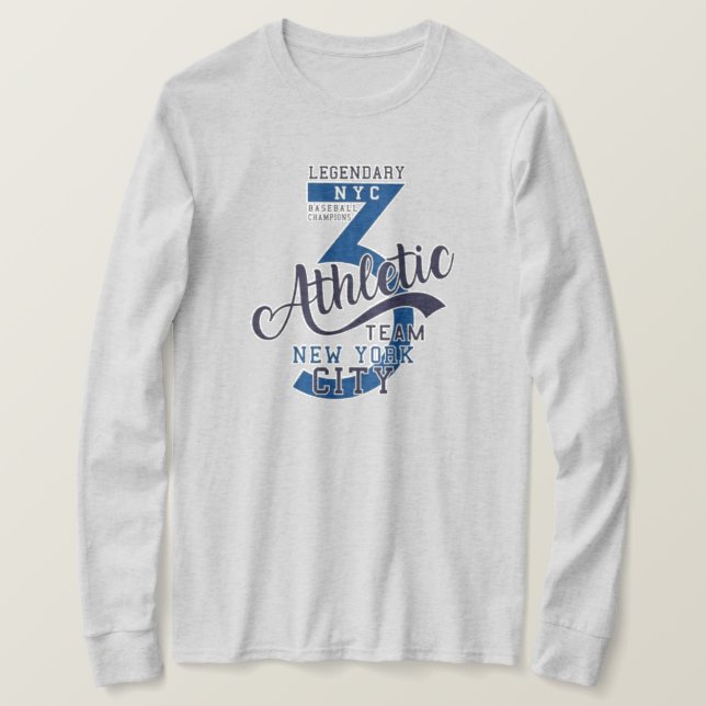 Camiseta Classic New York t-shirt sports fans (Frente do Design)