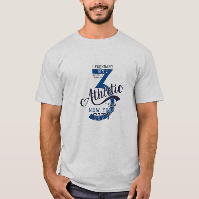Camiseta Classic New York t-shirt sports fans (Frente)