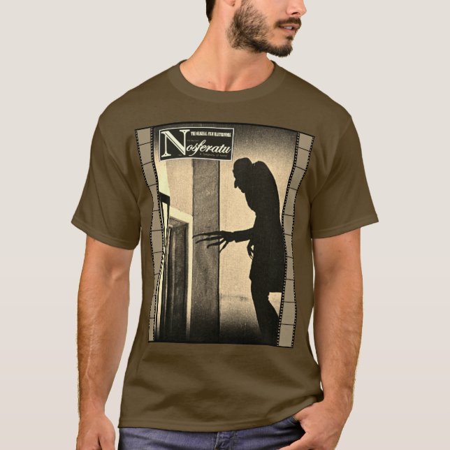 Camiseta Classic Nosferatu Horror Film T-Shirt (Frente)