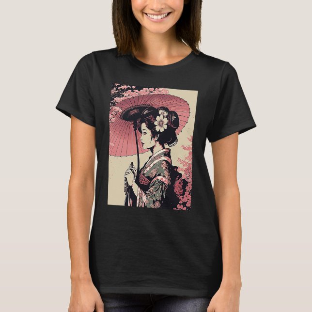 Camiseta Classic Portrait Geisha (Frente)