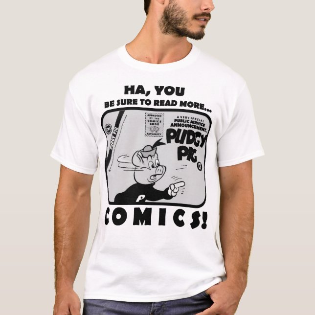 Camiseta Classic PUDGY PIG (P.S.A.) T-Shirt (Frente)
