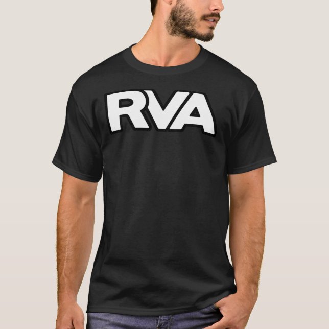 Camiseta Classic RVA Logo In Bold and White Classic T-Shirt (Frente)