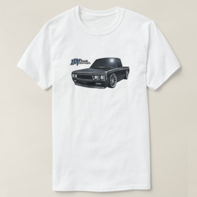 Camiseta Classic Slammed Luv Truck in Black (Frente do Design)