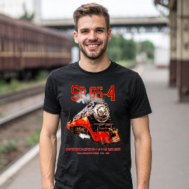 Camiseta Classic Southern Pacific GS-4 Steam Locomotive