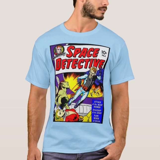 Camiseta Classic Space Detective T-Shirt (Frente)