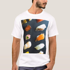Camiseta Classic Sushi Set – 10 classic pieces on a stone p