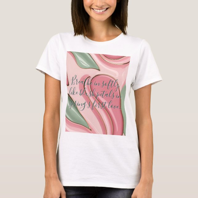 Camiseta Classic t-shirt in stylish abstract graphic (Frente)