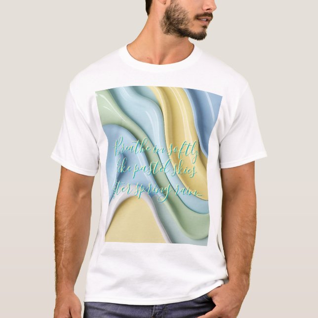 Camiseta Classic t-shirt in stylish abstract graphic (Frente)