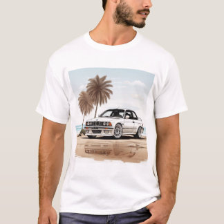 Camiseta Classic White BMW M3 Tee - Timeless Beach Style