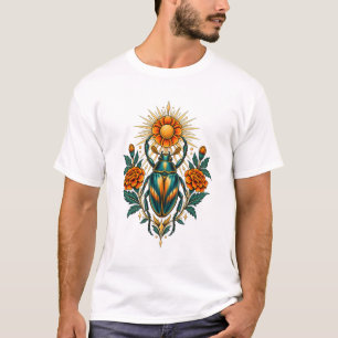 Camiseta Clássica Besouro Jóia Sol de Marigold