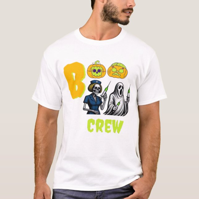 Camiseta Clássica Boo Crew (Frente)