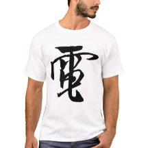 Clássica Caligrafia Chinesa-Eletricidade-#001-1-